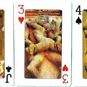 Khajuraho playing cards, India