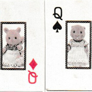 Sylvanian Families mini playing cards