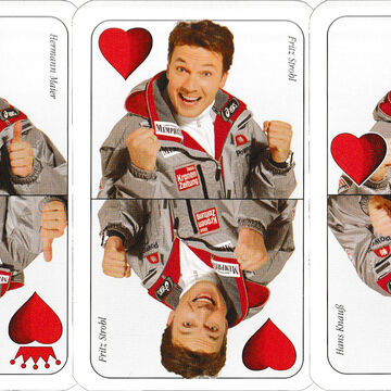 Austria Ski Team playing cards