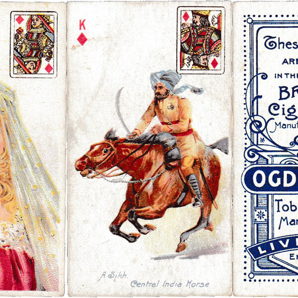 Ogdens Beauties & Military cigarette cards