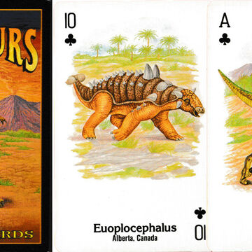 The Age of Dinosaurs playing cards
