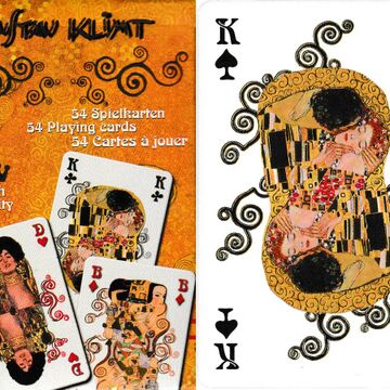 Gustav Klimt playing cards
