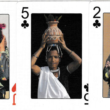 Faces of Nepal playing cards