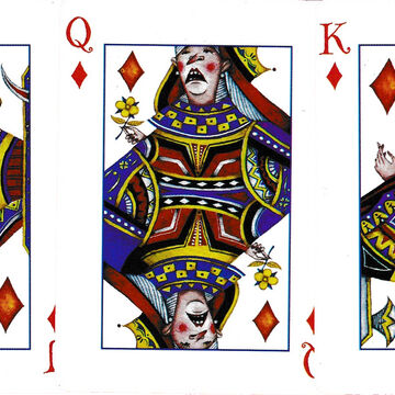 Folio Society Clare Mackie playing cards