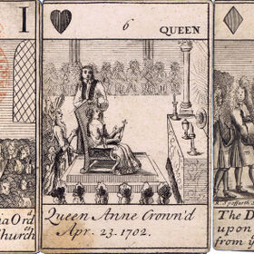 Royal Cards Reign of Queen Anne