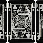 Stainless steel playing cards