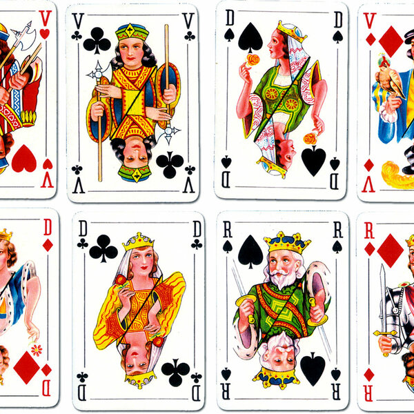 Romanian playing cards by Alf Cooke