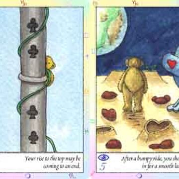 Teddy Bear playing cards & artwork