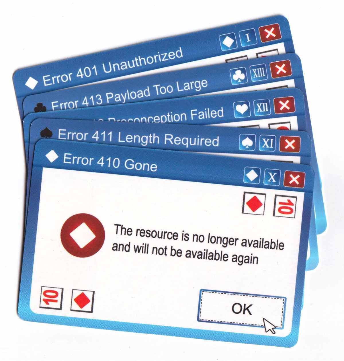 Windows Error Playing Cards — The World of Playing Cards