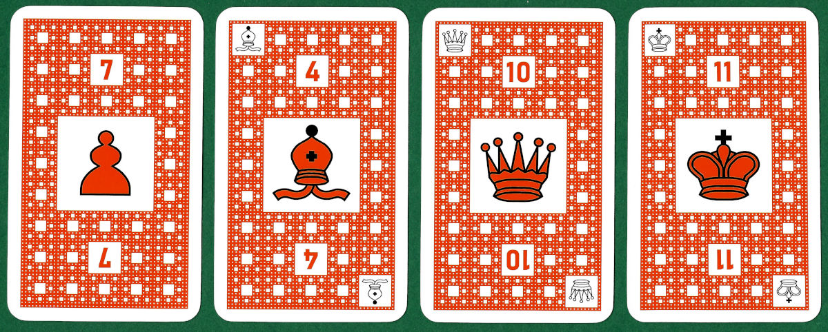 MAT chess card game produced by Counter Clockwise, Czech Republic, 2024