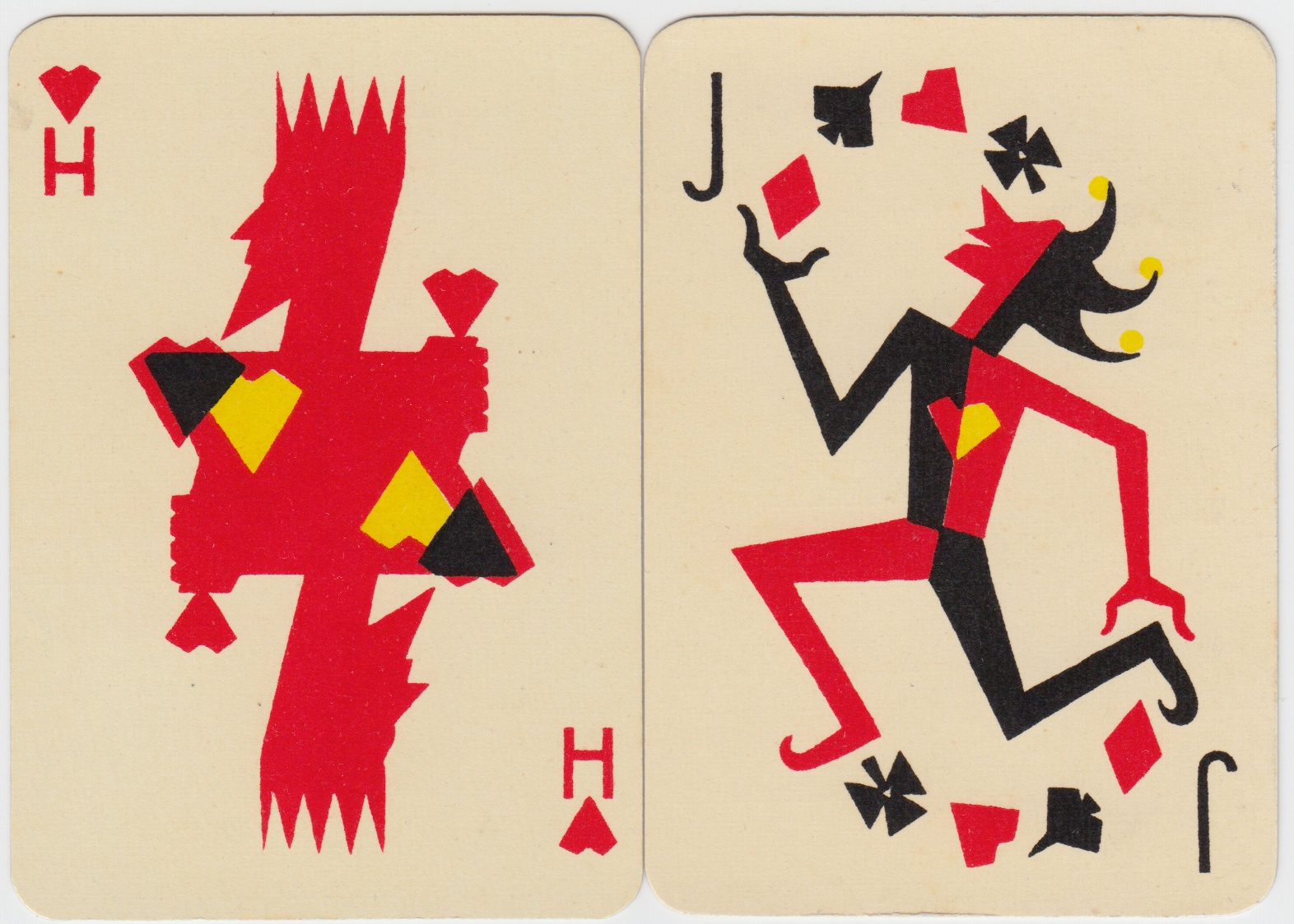 Lidia Schöffer art-deco playing cards — The World of Playing Cards