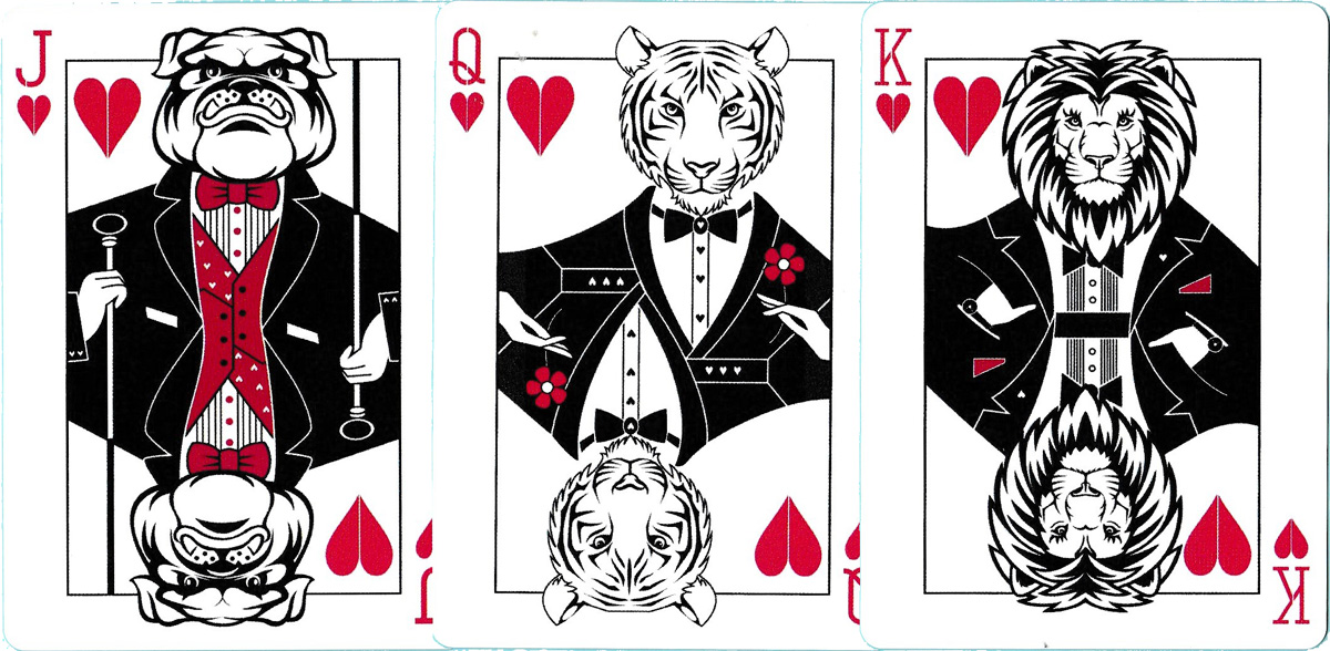 Tuxedo playing cards