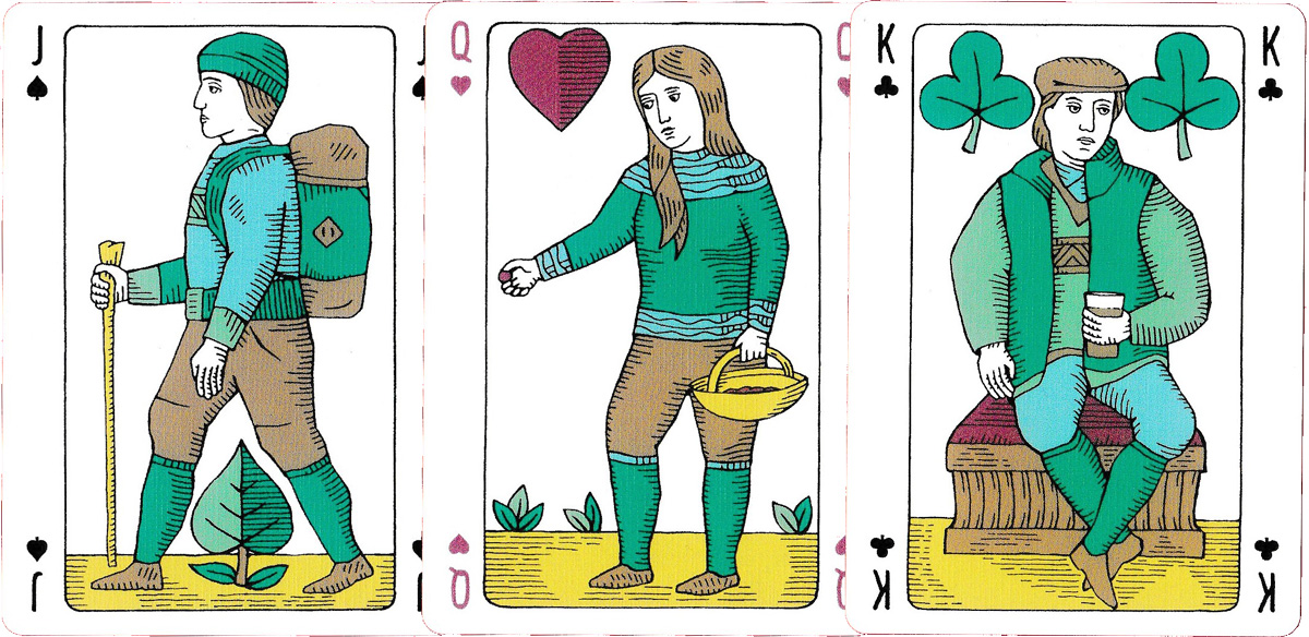 Commoners playing cards