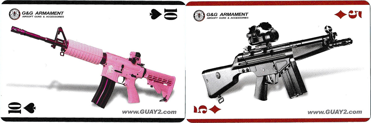 G&G Armament playing cards