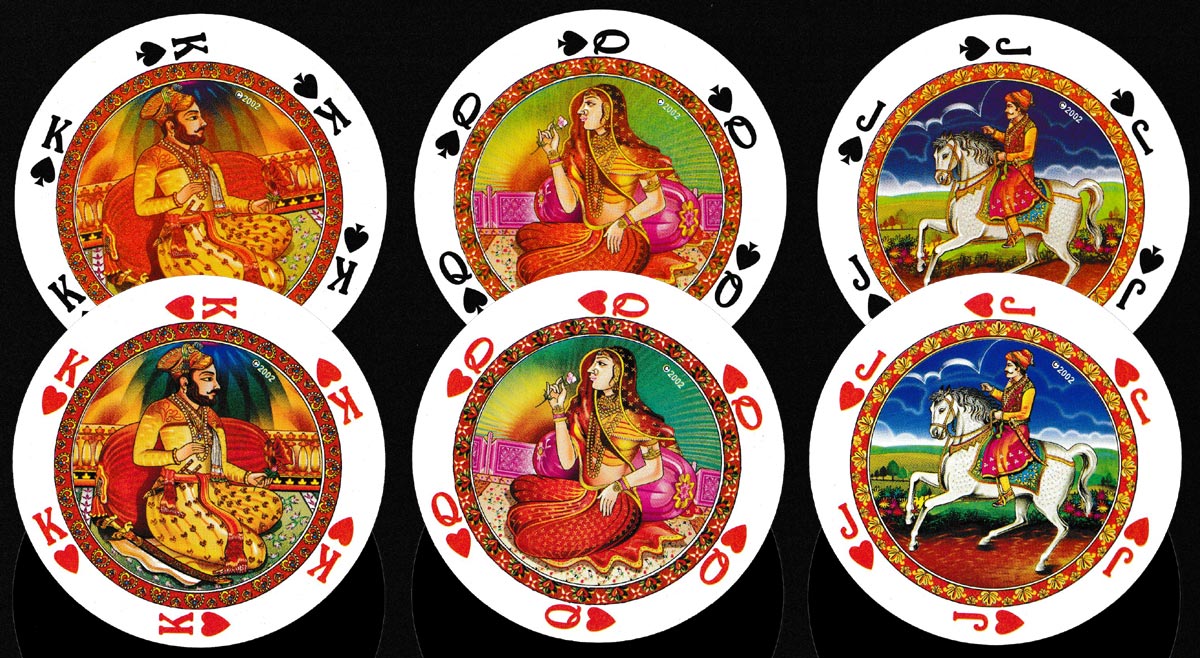 Ganjifa cards by Asha Industries, Mumbai, India, 2002