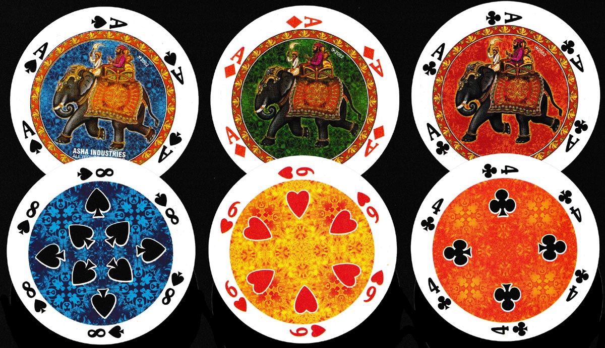 Ganjifa cards by Asha Industries, Mumbai, India, 2002