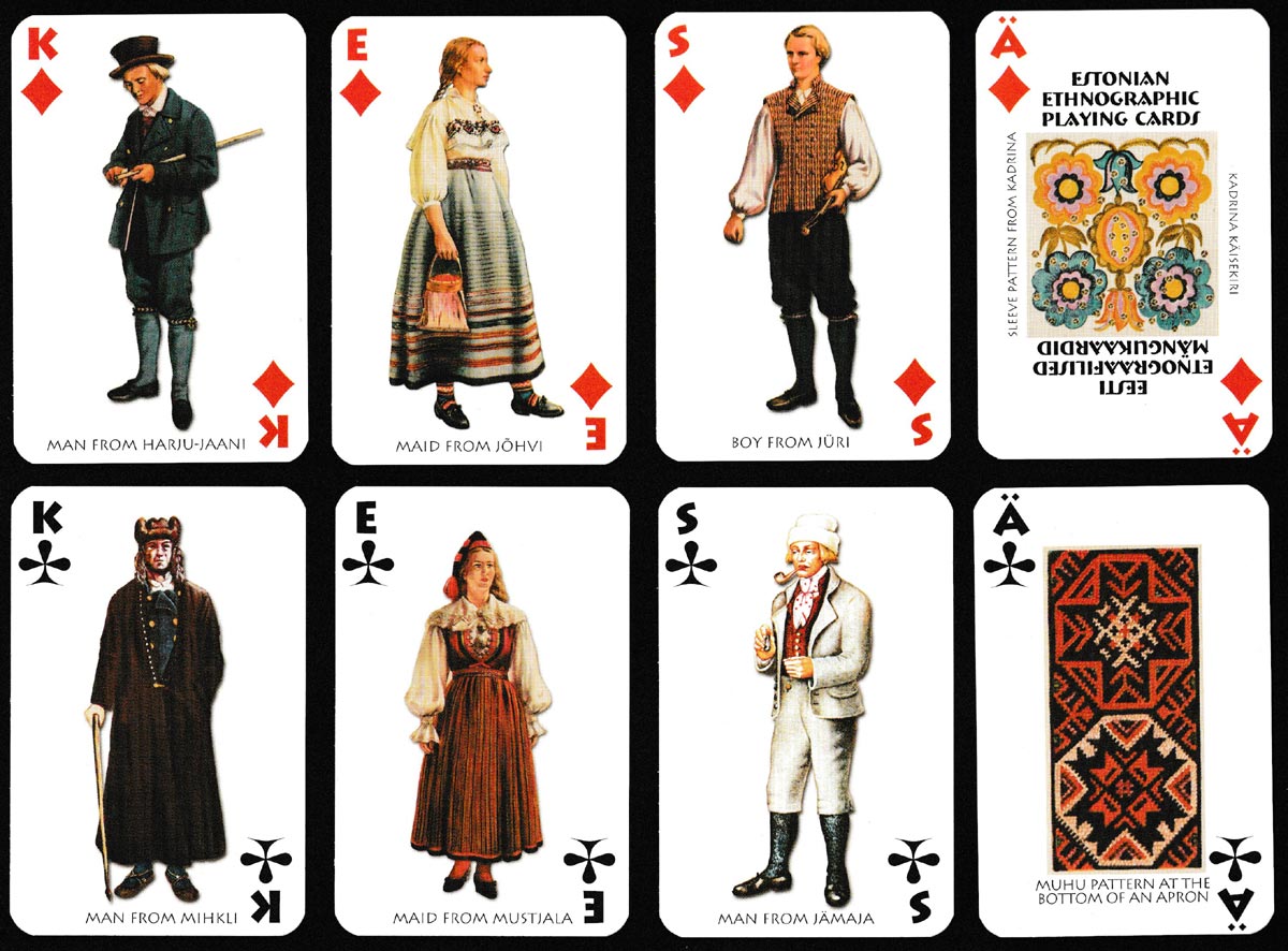 Estonian Ethnographic Playing Cards c.2005