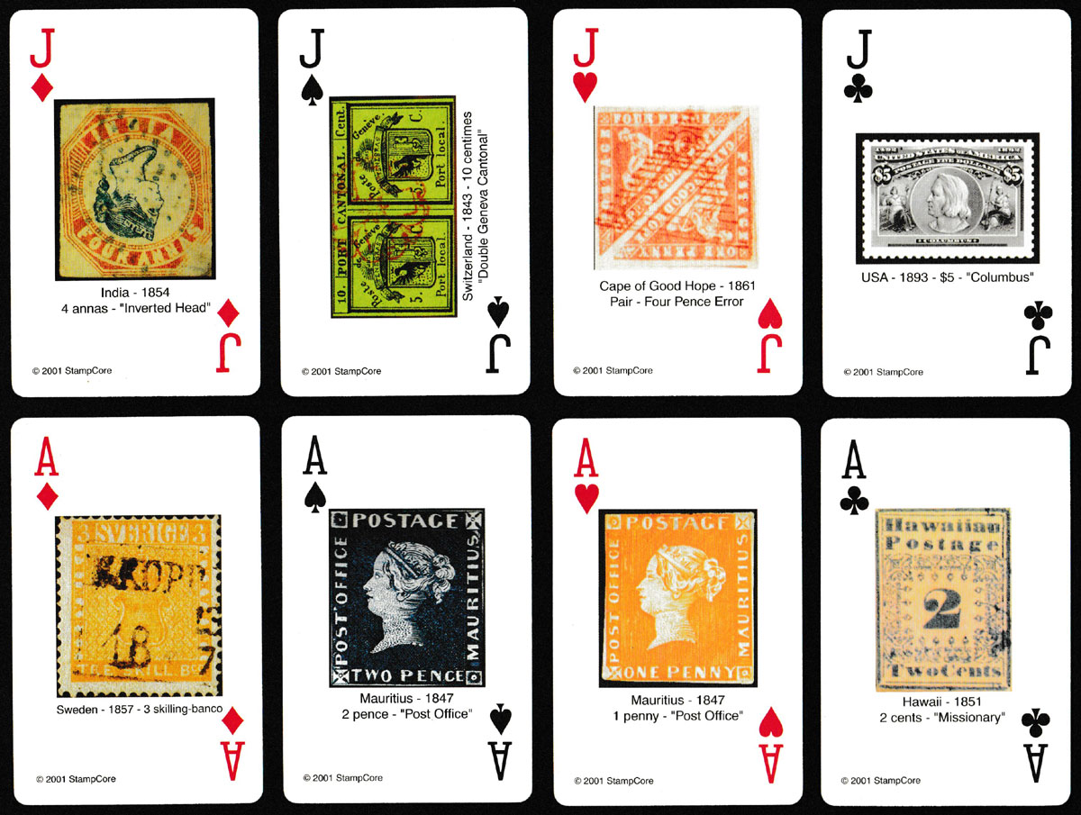 Fifty-five rare stamps of the world in full colour, published jointly by David Feldman SA of Switzerland and Tower Philatelic, USA, 2001