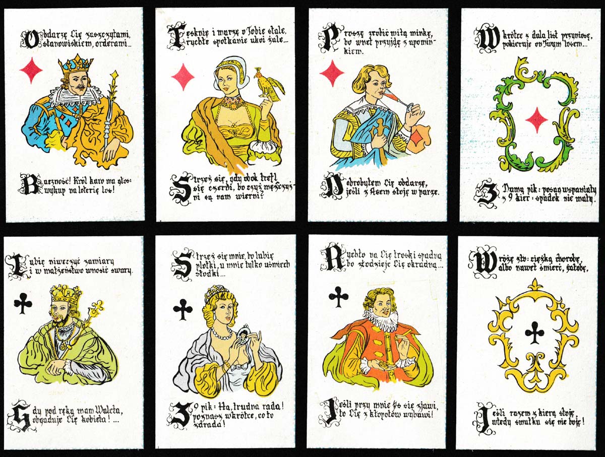 Polish fortune-telling cards, c.1985