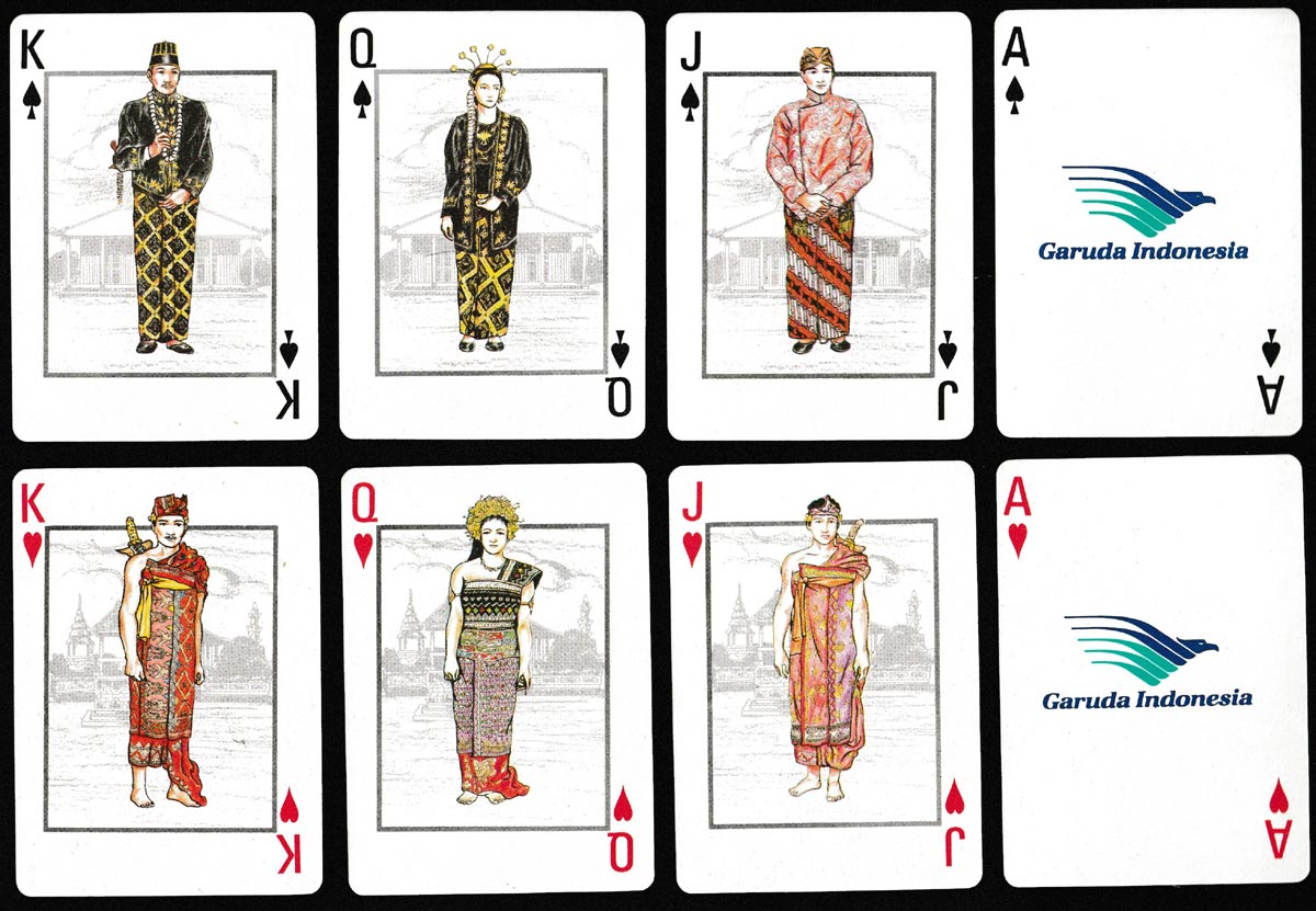 Souvenir pack from Garuda Indonesia, the national airline of Indonesia, c.1985