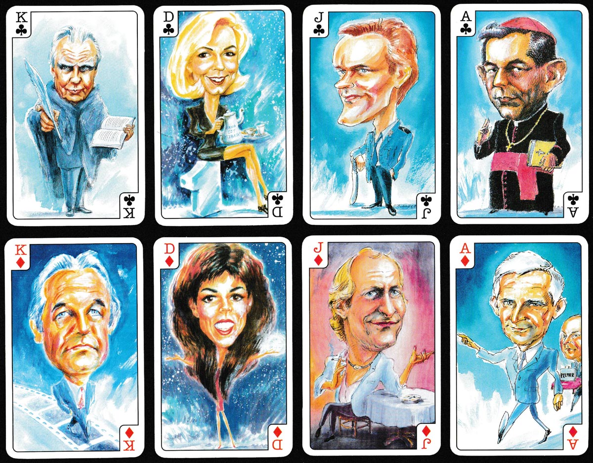 Pack of caricatures and cartoons in aid of Polsat children’s charity, c.2000