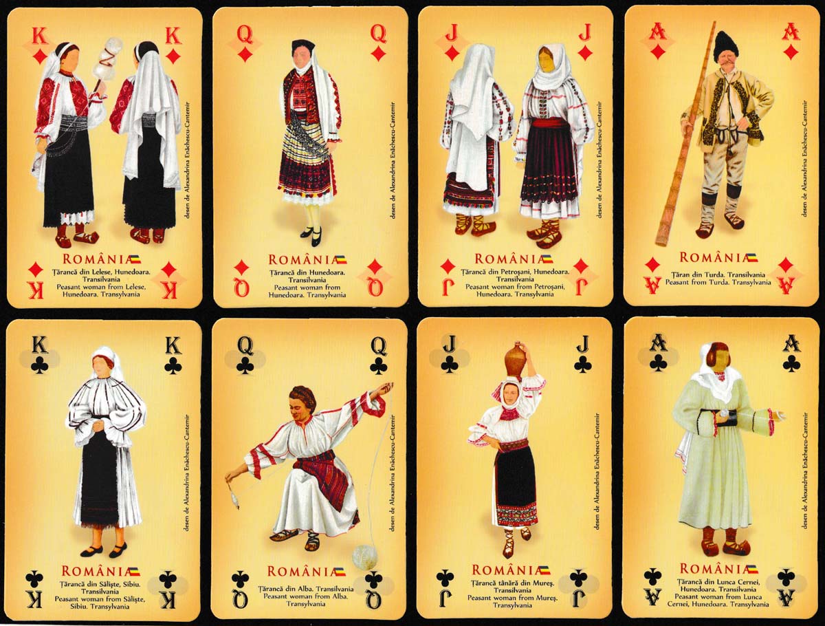 Traditional folk costumes from Romania