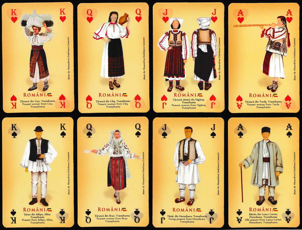 Traditional folk costumes from Romania