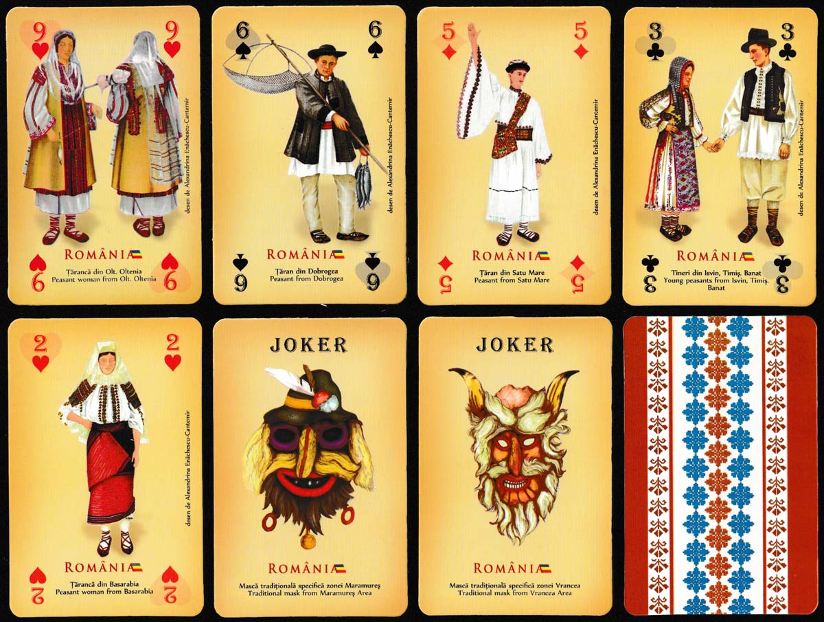 Traditional folk costumes from Romania