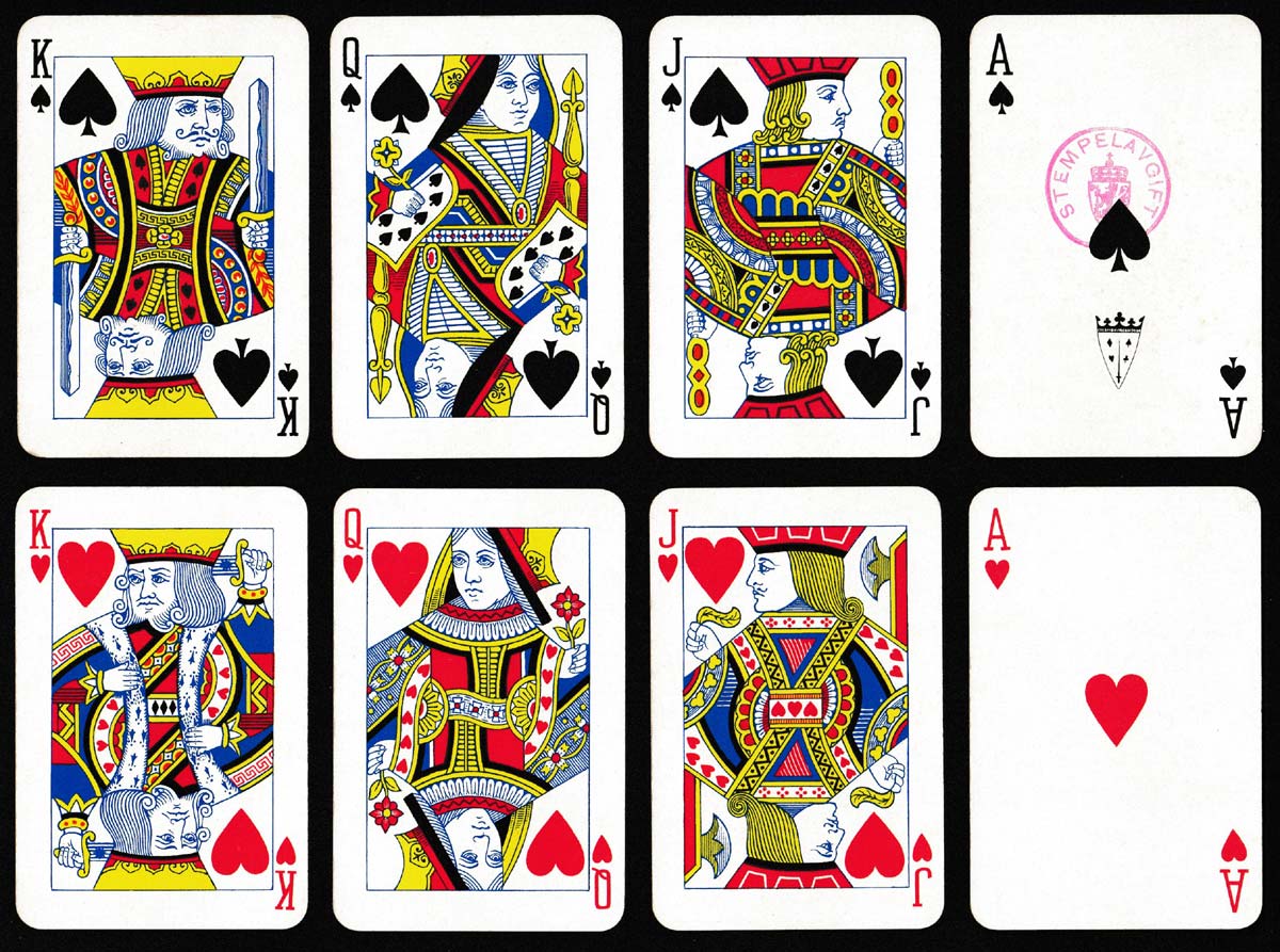London Bridge playing cards, Emil Moestue Spillkortfabrikk, Oslo, 1960s