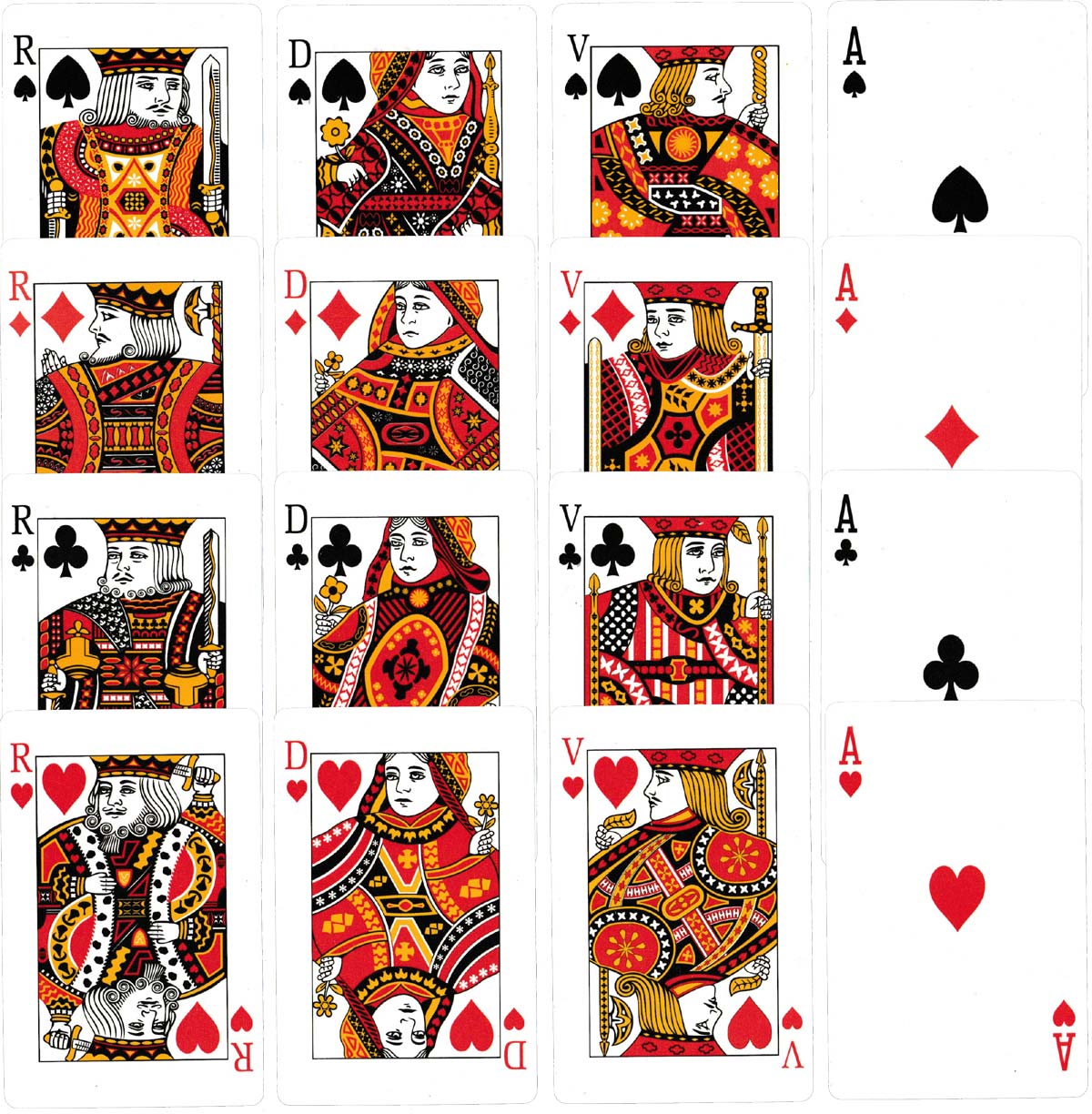 Jeu de 54 cartes, anonymous