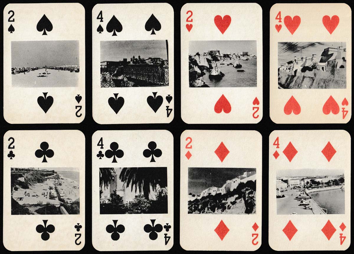 Algarve playing cards produced by V. de J.J. Nunes for Edição Rotep, Lisbon, Portugal, 1977