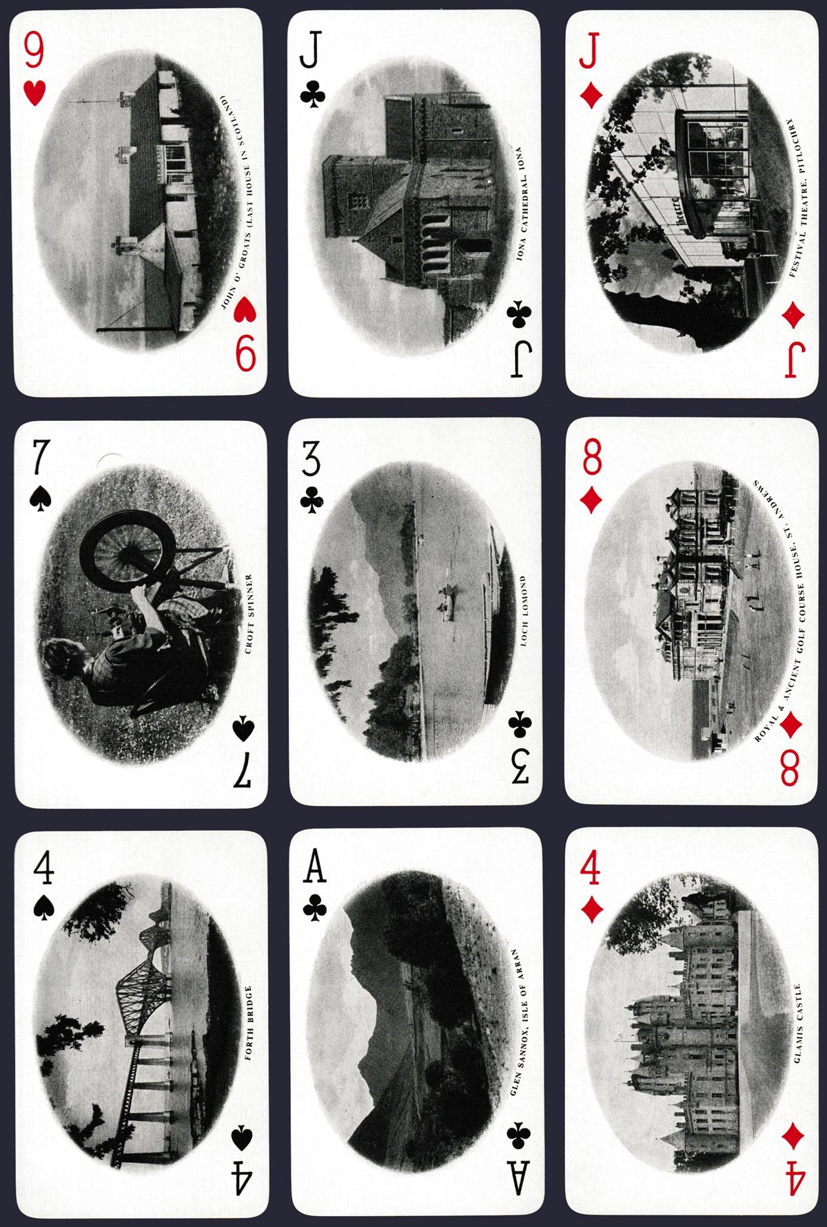 52 selected views of Scotland by De La Rue (Waddingtons) for GlenAlan Ltd, Glasgow, Scotland, c.1960s