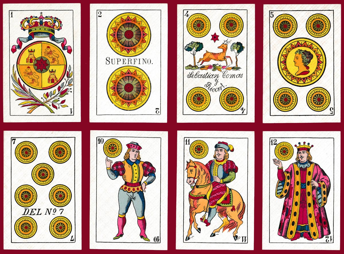 Cadiz-Catalan style pack by Sebastián Comas y Ricart, Barcelona, Spain, 1896