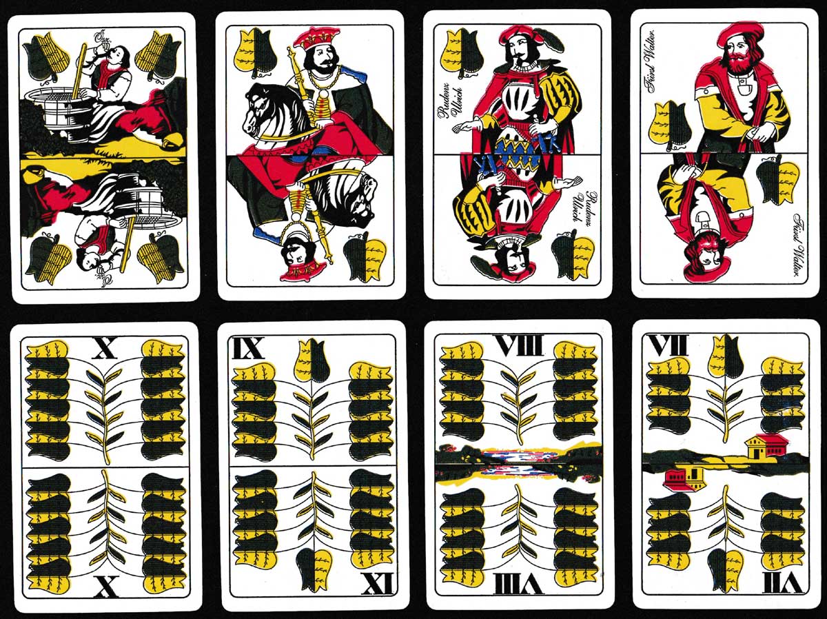 fake ‘Four Seasons’ pattern by an anonymous printer