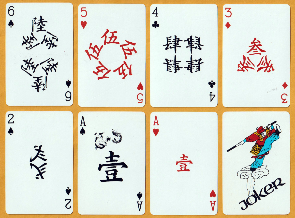 Cards with Chinese characters designed by M.F. Cynthia Ngai, 1982