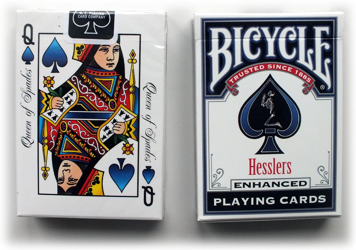 Matt Hessler’s “Enhanced” four-colour playing cards, 2015