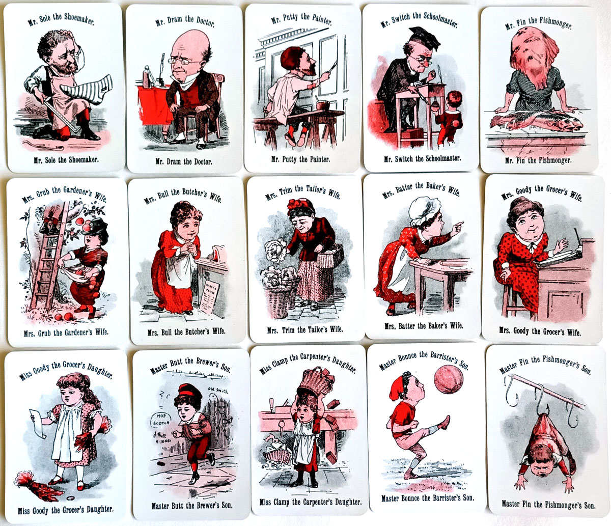 Happy Families published by H.P Gibson & Sons, c.1930