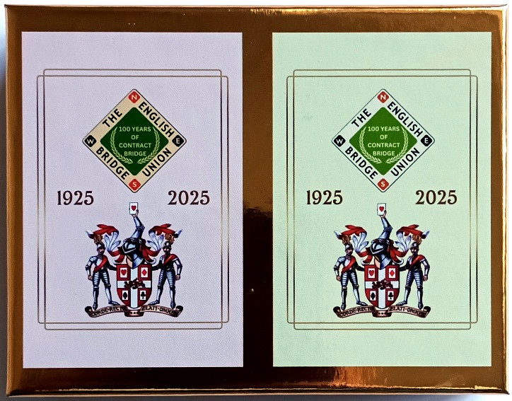 English Bridge Union celebration packs, 2025