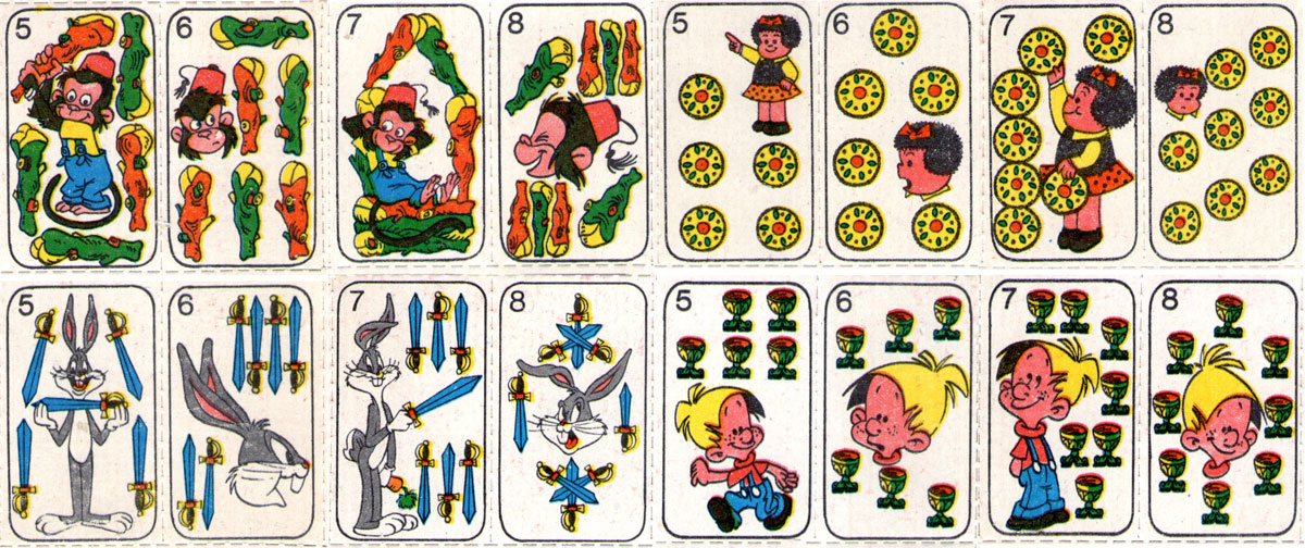 Children’s toy cards published in Argentina by Editorial Atlántida in the magazine “Billiken”, 1964