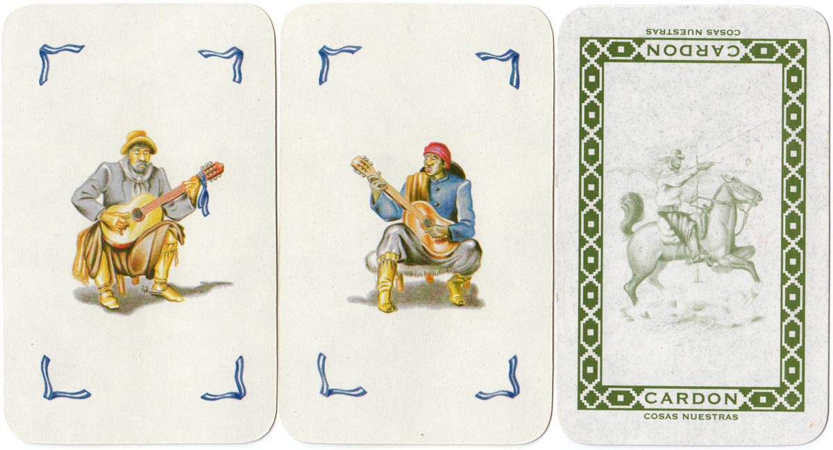 Naipes Cardón depicting traditional Argentine culture, 2002