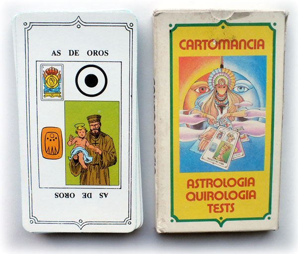 ‘Cartomancia Astrología Quirologia Tests’ fortune-telling cards, Argentina, c.1985