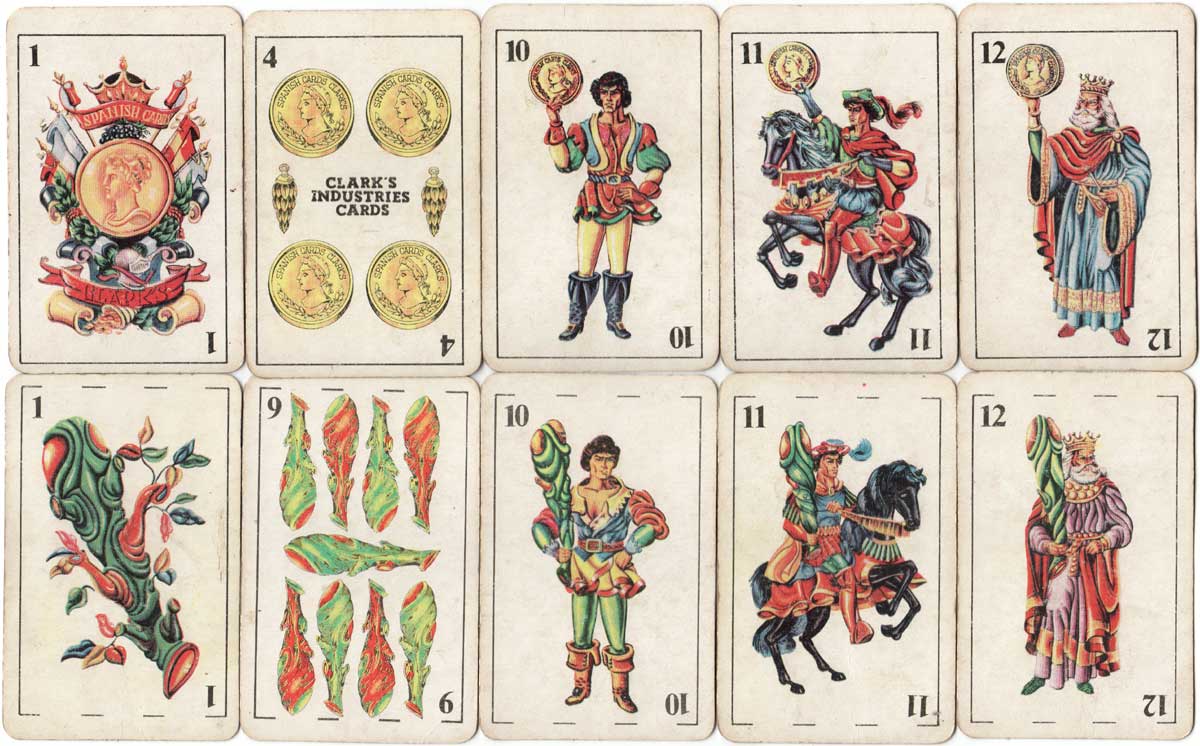 Clark’s Industries Spanish Cards, c.1975 Clark’s Industries Spanish Cards, c.1975