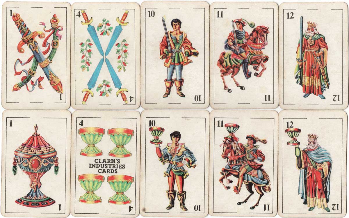 Clark’s Industries Spanish Cards, c.1975 Clark’s Industries Spanish Cards, c.1975