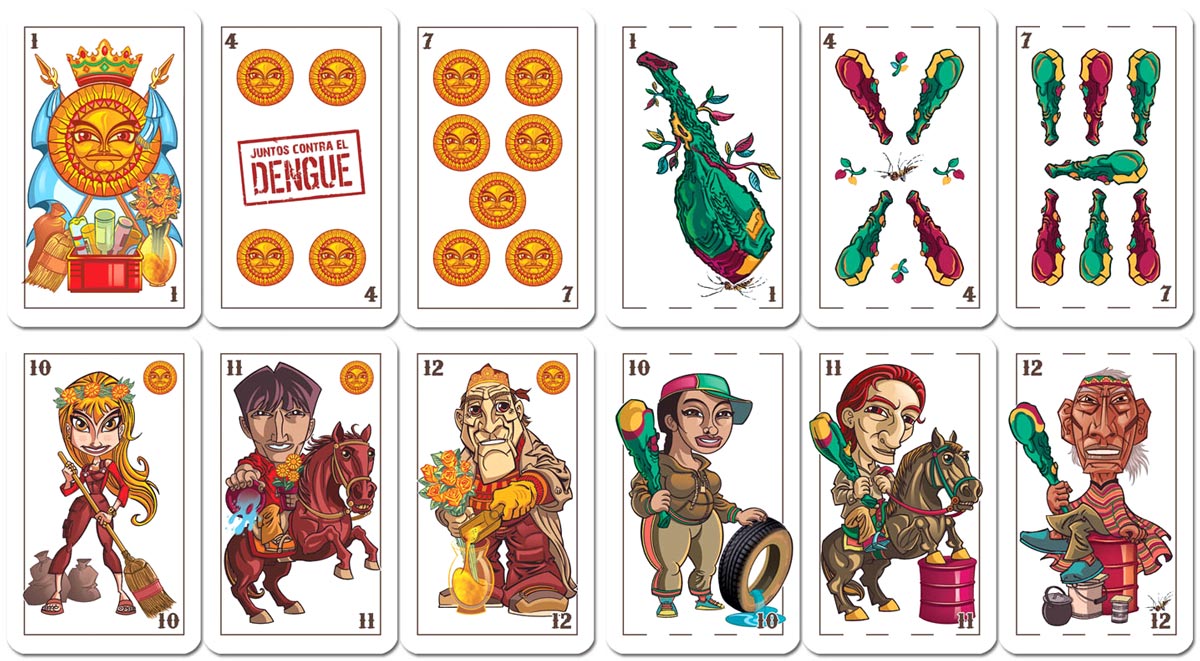 Naipes para la prevención del Dengue - Dengue prevention playing cards, 2010