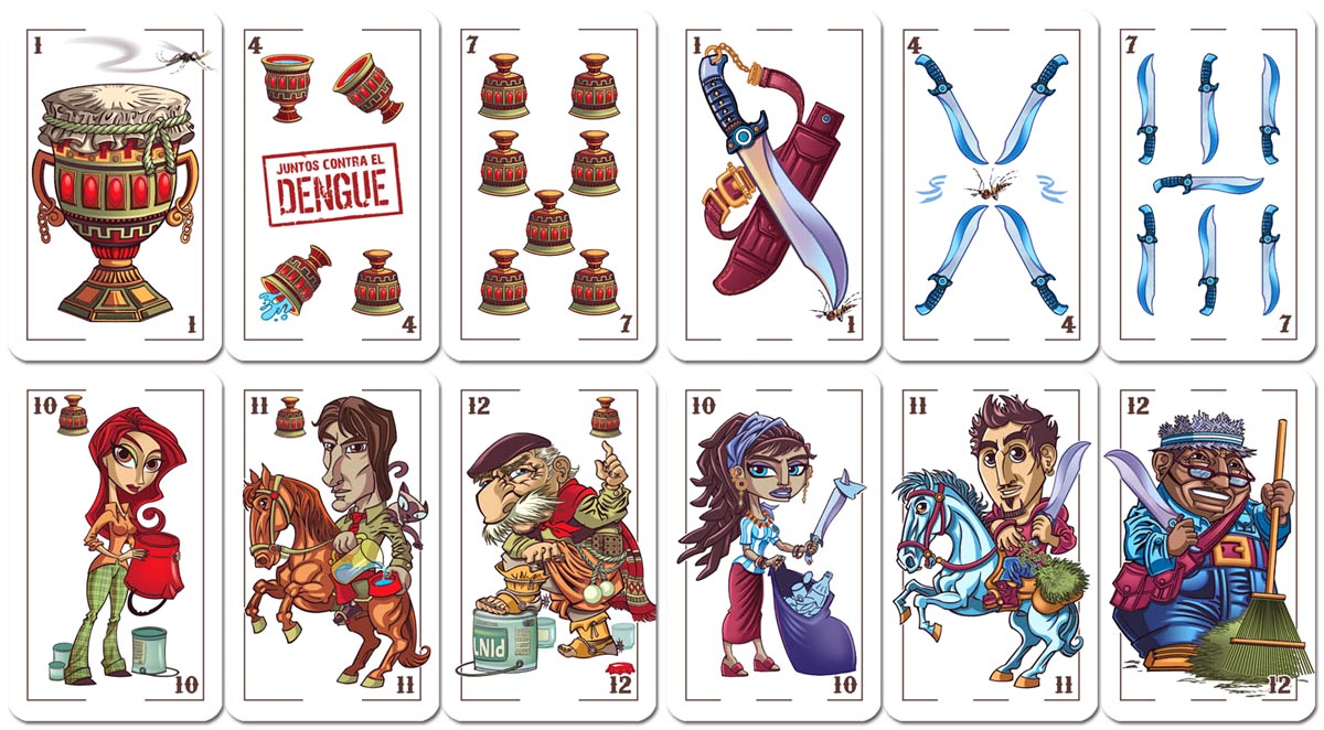 Naipes para la prevención del Dengue - Dengue prevention playing cards, 2010