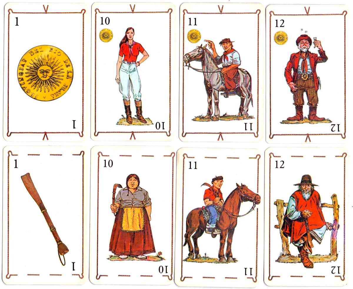 ‘Gaucho’ Spanish-suited deck, anonymous manufacturer, made in Argentina, 2001 ‘Gaucho’ Spanish-suited deck, anonymous manufacturer, made in Argentina, 2001