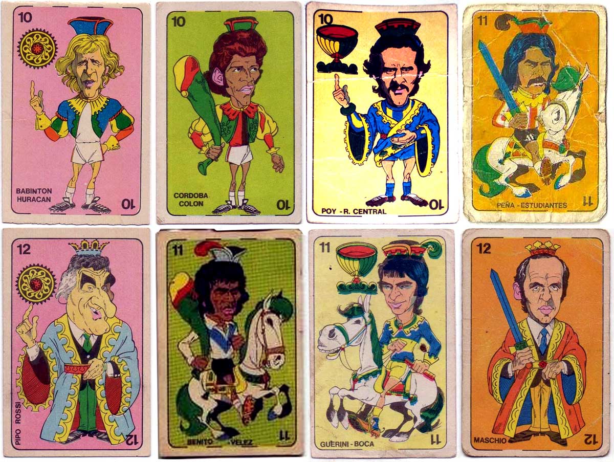 Figuritas Golazo collectible football cards from Argentina, 1973