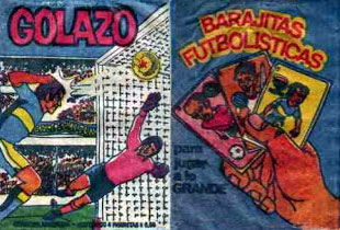 Figuritas Golazo collectible football cards from Argentina, 1973