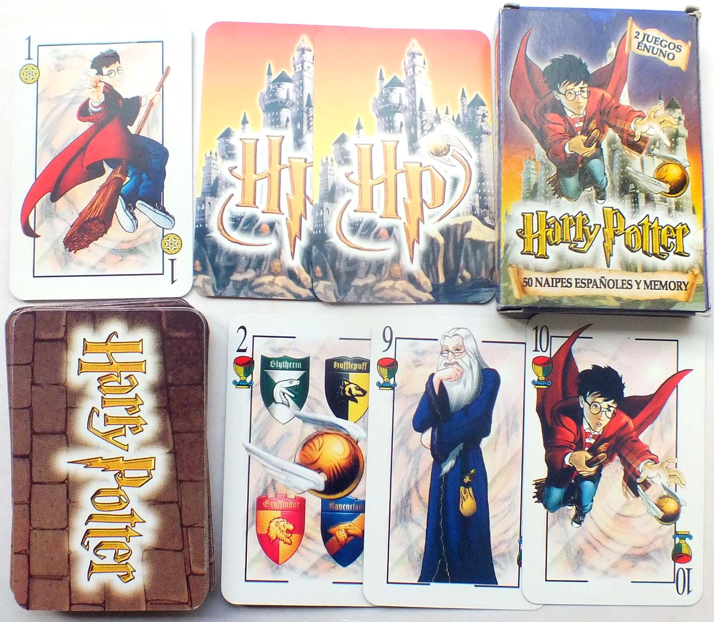 Harry Potter Spanish-suited deck made in Argentina, c.2001