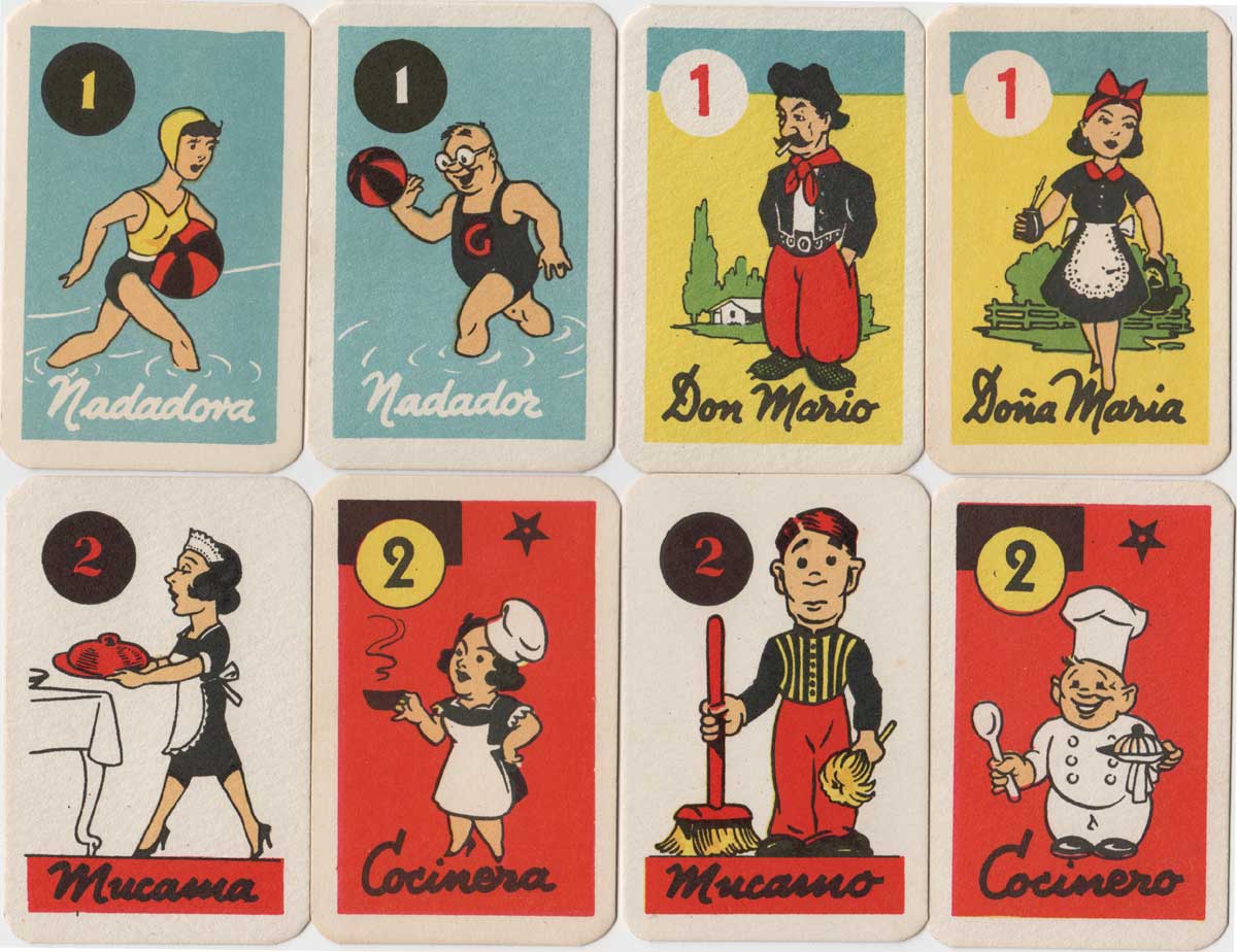 El Negrito Pedro card game, c.1950s